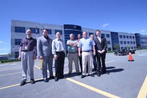 Representatives from LM Canada, CDL and Meggitt.  Photo: Lockheed Martin