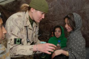 woman in Canadian military