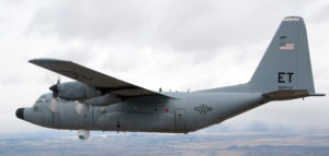 C-130 H with laser weapon