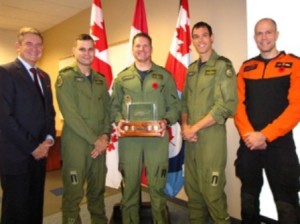 Cormorant SAR crew recognized for daring rescue