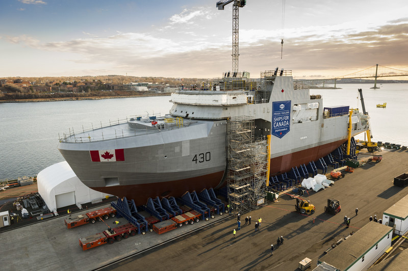 EP 076: First Arctic patrol ship being assembled and new fighter jets for Canada