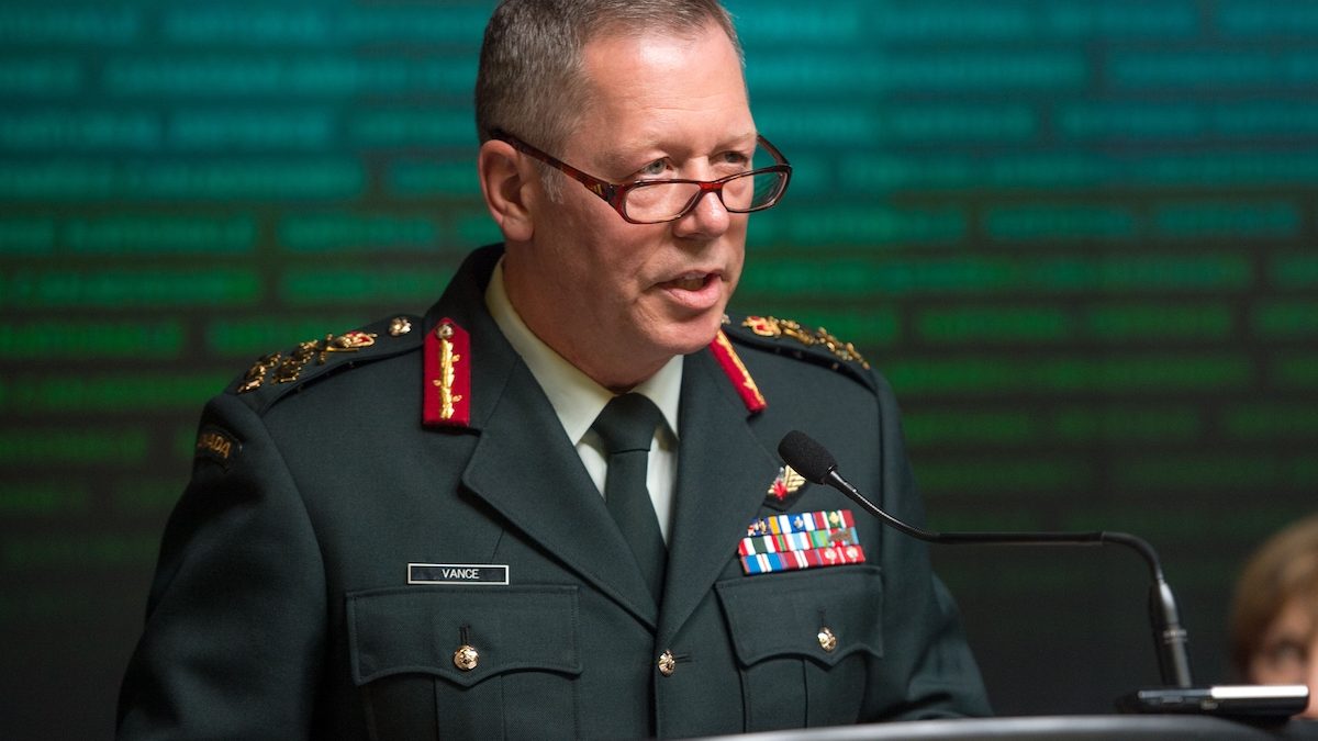 Gen Jon Vance announces his retirement as Chief of the Defence Staff