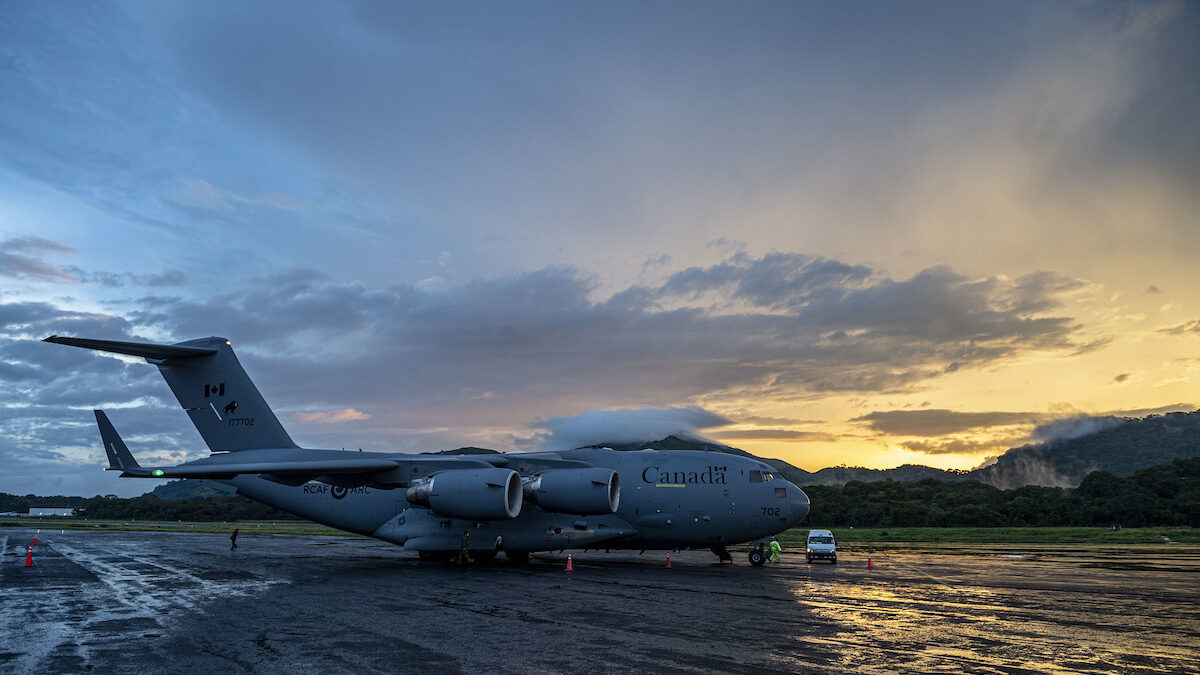 CAF completes COVID-19 airlift support for the UN