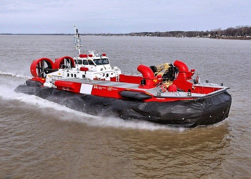 The air cushioned vehicle CCGS Mamilossa