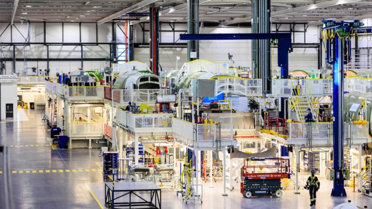 Newly expanded sub-assembly area unveiled for Airbus Canada’s A220 production site in Mirabel, Quebec