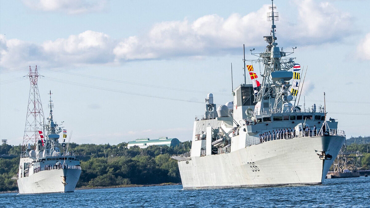 Welcome Home: HMCS Halifax and Montréal Successfully Return from Operation REASSURANCE European NATO Missions￼