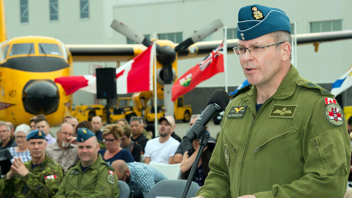 MGen Iain Huddleston Assumes Command of 1 Canadian Air Division and Canadian NORAD Region￼