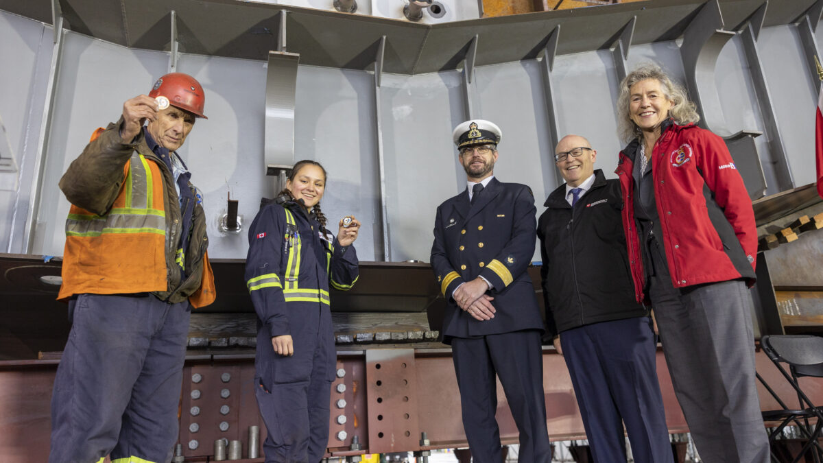 Important Construction Milestone Achieved on Canadian Coast Guard Offshore Oceanographic Science Vessel