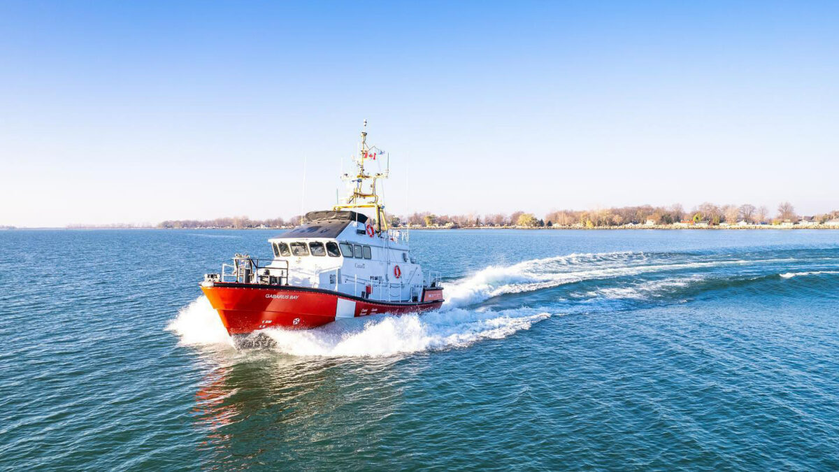 Two more Bay Class high-endurace search and rescue lifeboats for the Canadian Coast Guard