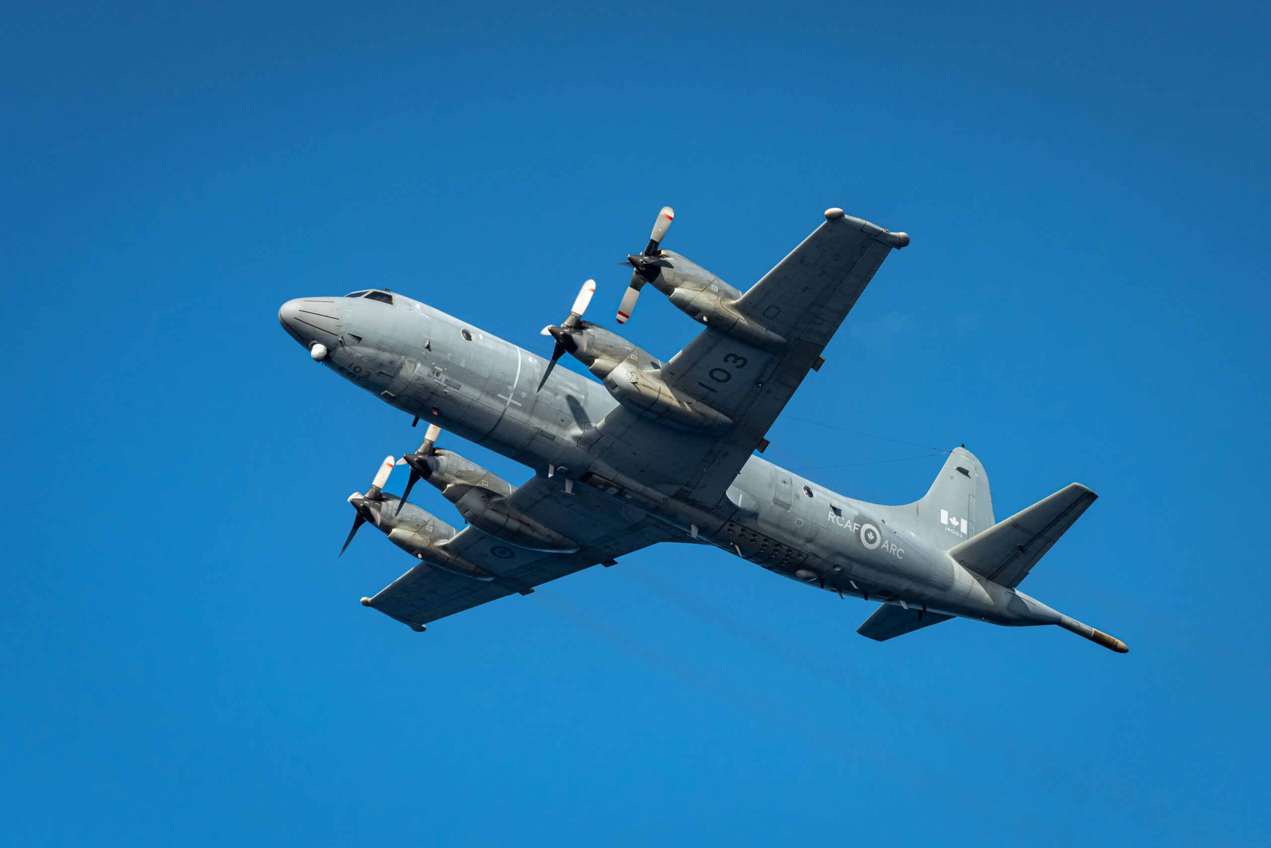 Canadian Cp 140 Long Range Patrol Aircraft Deployed To Support Haiti
