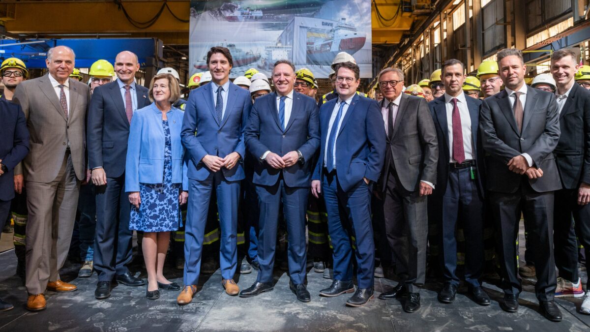 Davie becomes third strategic partner under Canada’s National Shipbuilding strategy – Coast Guard and Navy fleet renewal supports good middle class jobs in Quebec