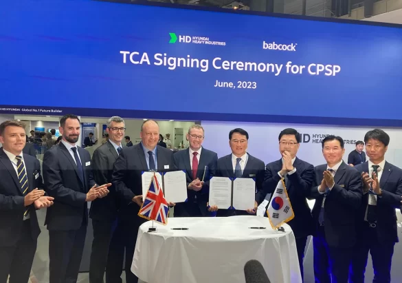 TCA Signing Ceremony for CPSP - Babcock and Hyundai Heavy Industries