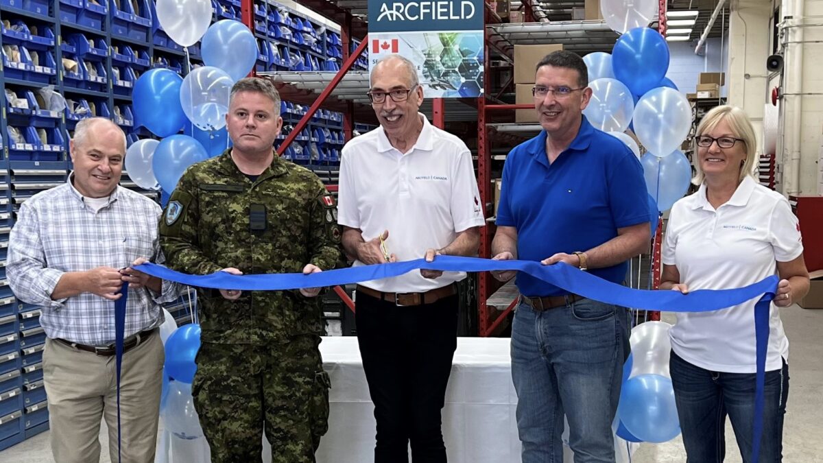 Arcfield Canada Commemorates Opening of Cold Lake Warehouse with Ribbon-Cutting Event