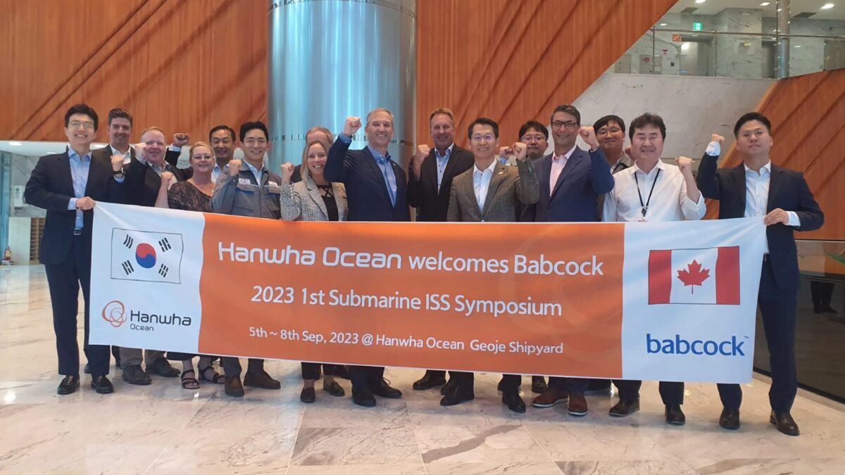 Babcock Canada and Hanwha Ocean Co-Host International Symposiums on Submarine In-Service Support