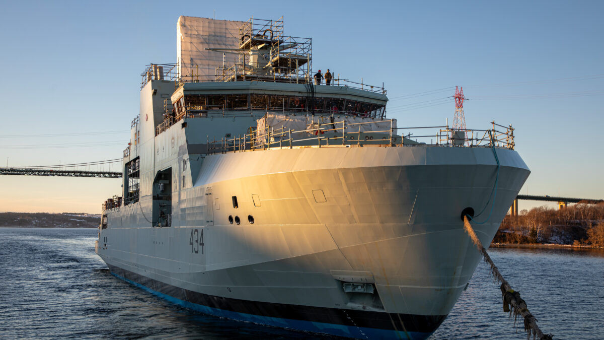 A Shipbuilding Triumph: Launching the Future HMCS Frédérick Rolette