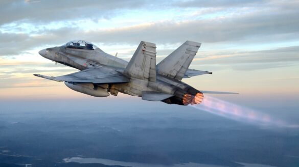 The CF-188 Hornet, commonly called the CF-18