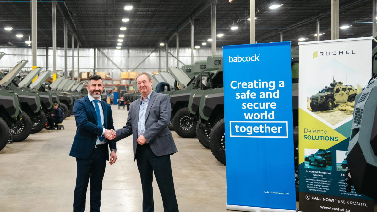 Strengthening Forces: Babcock Canada and Roshel Forge Partnership to Serve Canadian Armed Forces and Government Agencies