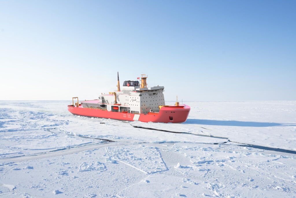 Polar Icebreaker rendering - Provided by Russell Davison July 2022