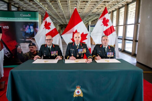 CFINTCOM welcomed MGen Abboud as the new commander during a ceremony in Ottawa. Image source: https://x.com/canadianforces/status/1810428353725292653?s=46&t=p4lFEPcgf9Fr62eZ-cDyUA