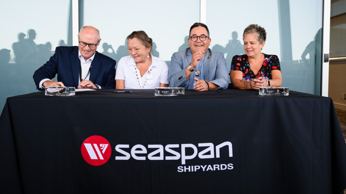 Empowering Indigenous Youth: Seaspan Shipyards and MST Education and Training Society Launch New Program