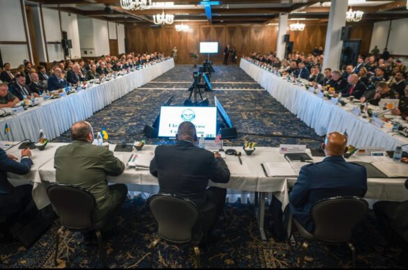 The 24th Ukraine Defence Contact Group (UDCG) meeting held at Ramstein Air Base in Germany. Image source: