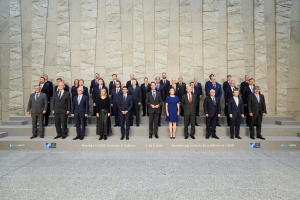 The NATO Defence Ministers’ meeting. Image source: https://x.com/BillBlair/status/1847388866246037825