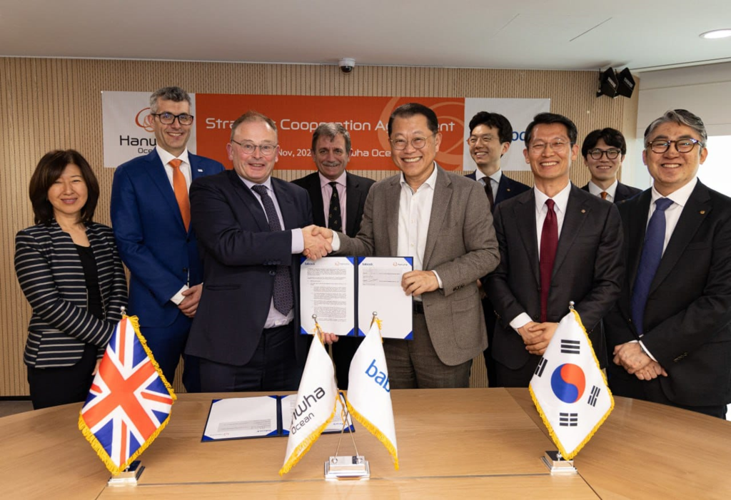 Strategic Cooperation Agreement between Babcock and Hanwha Ocean