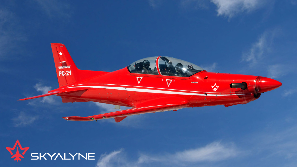 SkyAlyne and KF Aerospace Take Flight with New Pilatus  PC-21 Aircraft for RCAF Training Program