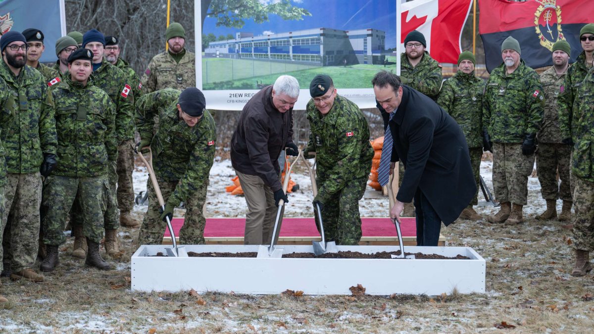 New Facility for 21 Electronic Warfare Regiment Underway at CFB Kingston