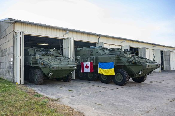 Armoured Combat Support Vehicles (ACSV) shipped to the Armed Forces of Ukraine in September 2024.