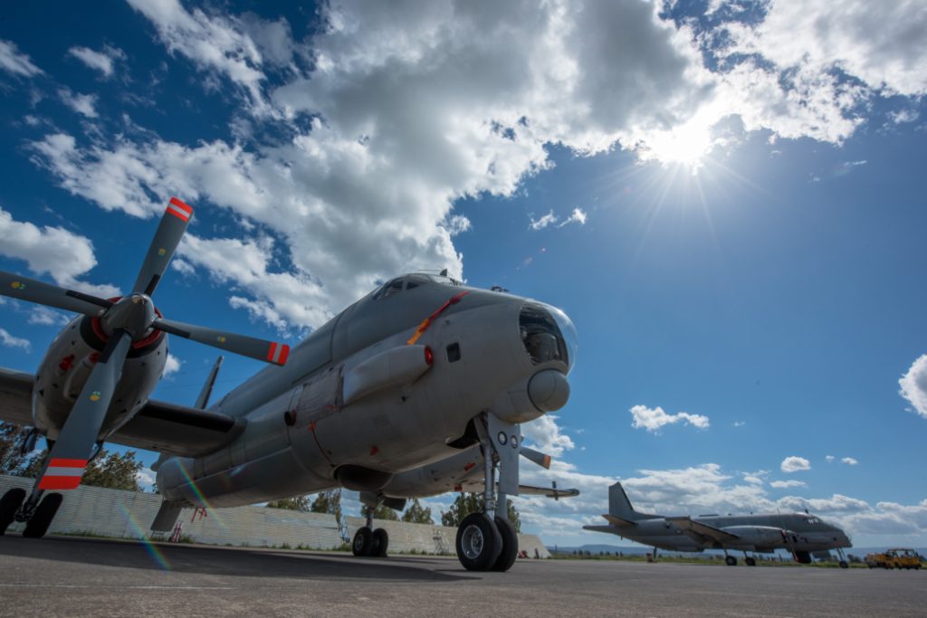 Two French Navy Atlantique 2 Maritime Patrol Aircraft sit on the flightline at Sigonella Air Station during Dynamic Manta 18. Dynamic Manta is a NATO Maritime Command-led exercise designed to sharpen the anti-submarine warfare and anti-surface ship warfare skills of the participating units. (U.S. Navy photo/Released)