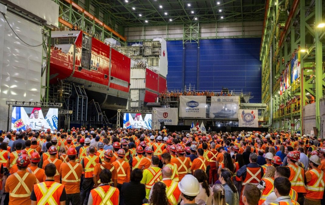 Irving Shipbuilding celebrates progress under National Shipbuilding Strategy