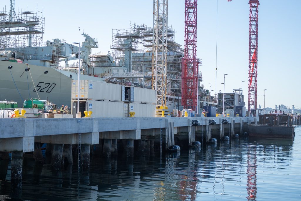 From timber to steel and concrete, the transformation symbolizes how Canada’s west coast is modernizing for the demands of a new fleet.