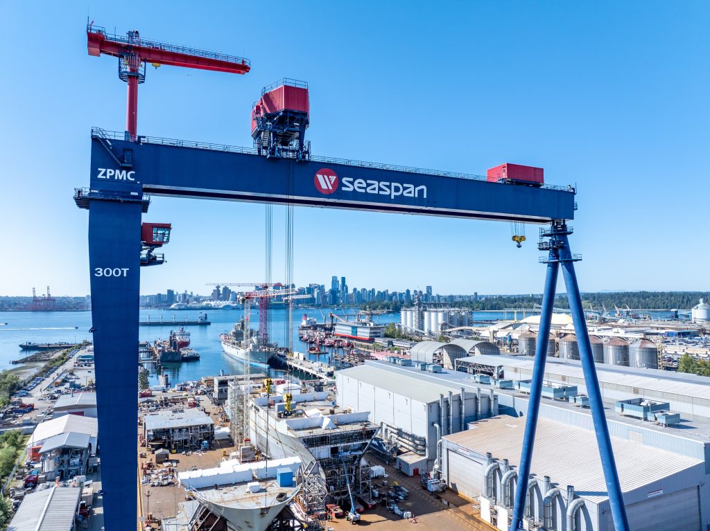 Already supporting HMCS Protecteur, the pier is proof that Canada’s National Shipbuilding Strategy is delivering results.