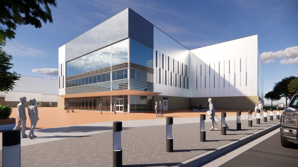 EllisDon’s designs will shape the future of RCAF training at Moose Jaw, Southport, and Winnipeg. Image source: https://skyalyne.ca/latest-updates/skyalyne-signs-ellisdon-for-design-of-fact-infrastructure-buildings/