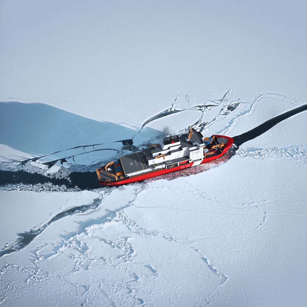 Designed to operate year-round in the high Arctic, this Polar Class 2 vessel will go farther north, in harsher ice, and for longer than any Canadian icebreaker before it.