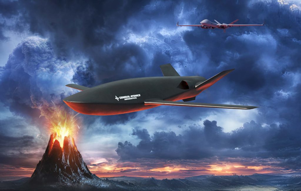 Artistic rendering of GA-ASI’s PELE.