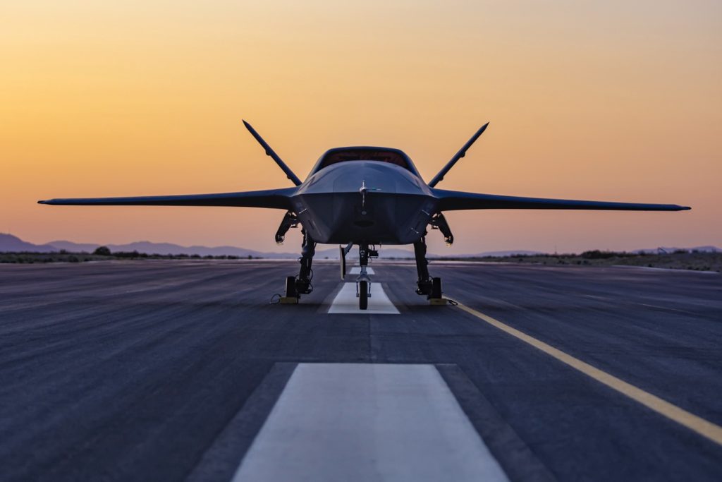 The YFQ-42A is a semi-autonomous unmanned combat jet that delivers affordable mass and powerful capability.  