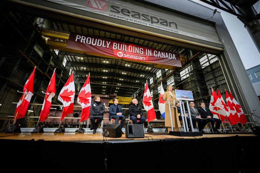Every milestone at Seaspan reflects the strength of the National Shipbuilding Strategy and the workforce powering it.