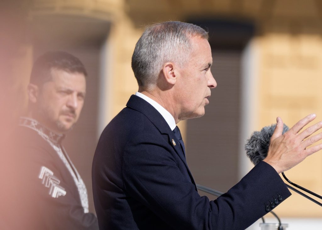 Canada is contributing $200 million toward a U.S.-sourced NATO package designed to meet Ukraine’s most urgent battlefield needs. Image source: https://x.com/MarkJCarney/status/1959590298004209773/photo/1