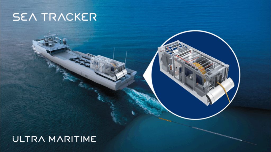 Sea Tracker delivers frigate-grade ASW performance from a modular 20-foot container—reshaping what’s possible for uncrewed and auxiliary platforms. Image source: https://umaritime.com/ultra-maritime-delivers-sea-tracker/