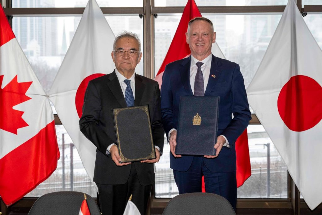 A significant step in the bilateral Canada–Japan defence relationship. Image source: https://x.com/MofaJapan_en/status/2016331871844815226