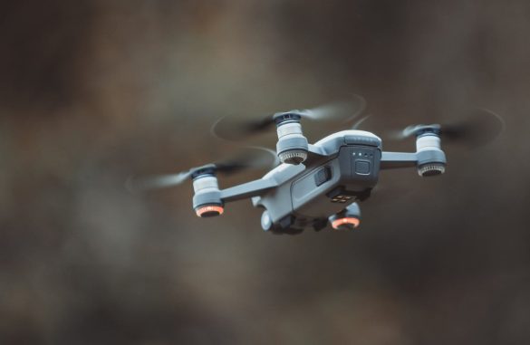 A critical security challenge as drones become increasingly accessible and sophisticated. Image source: https://www.pexels.com/photo/grey-quadcopter-drone-724921/