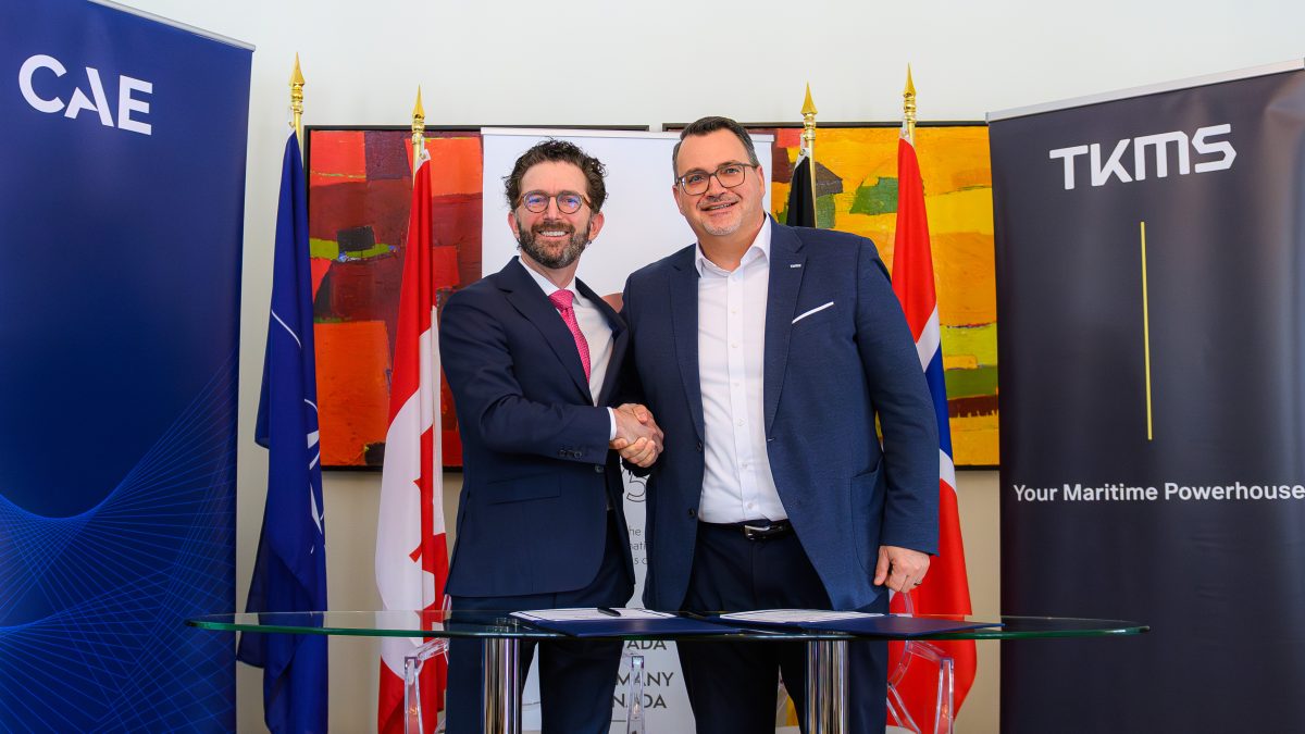 CAE and TKMS Team Up for Canada’s Next Submarine Era