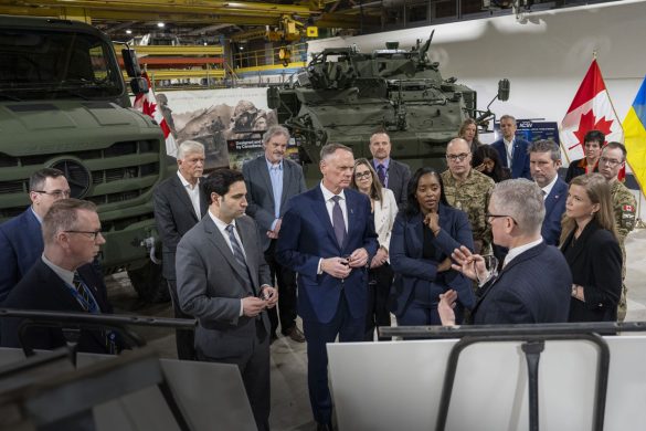 Visit to GDLS-Canada by Minister of National Defence - London, Ontario (March 2026). Photo: GDLS-Canada