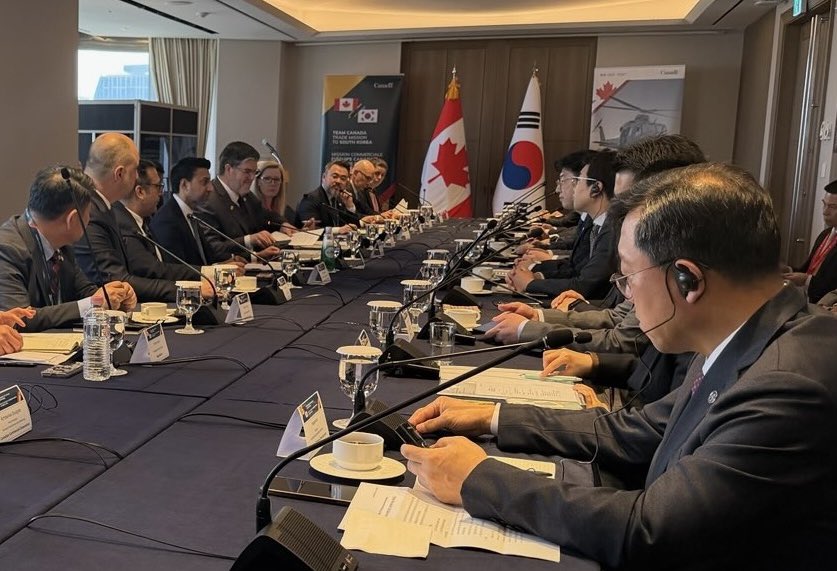 Canada Strengthens Trade Ties with South Korea Through Strategic Mission. Image source: https://x.com/MSidhuLiberal/status/2040215471073706193