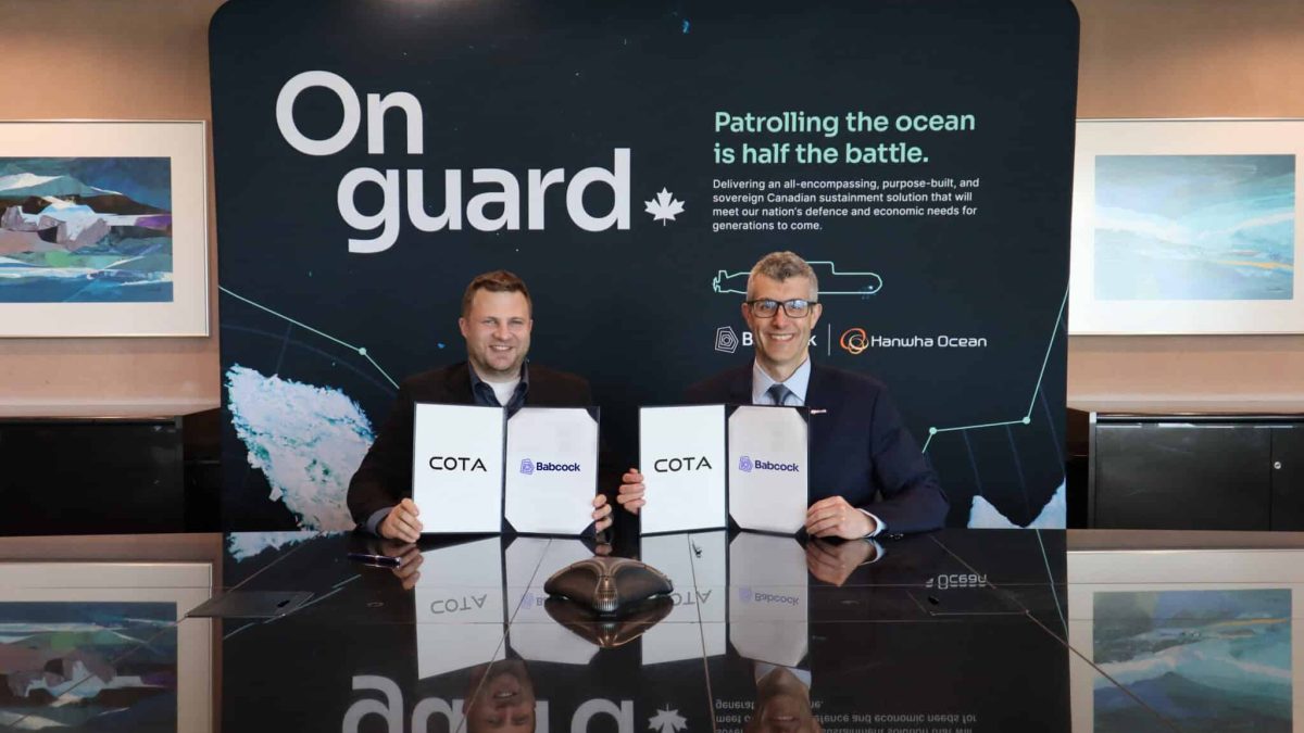 Babcock and COTA Push for Sovereign Submarine Manufacturing in Canada