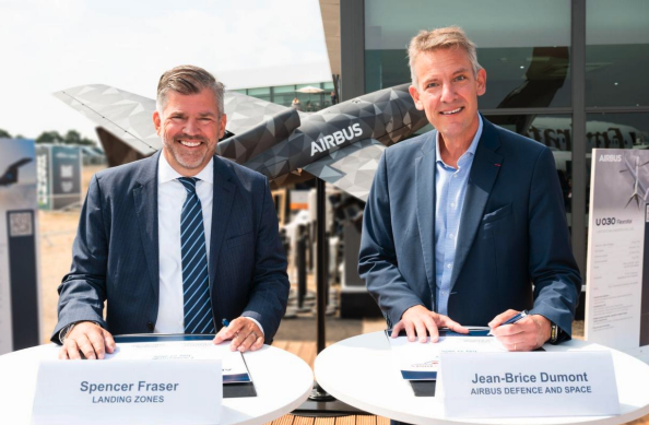 Airbus, Landing Zones sign UAS partnership at Farnborough
